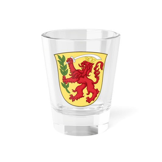 Coat of arms of Fredericia (Denmark) (Coat of Arms) Shot Glass 1.5oz