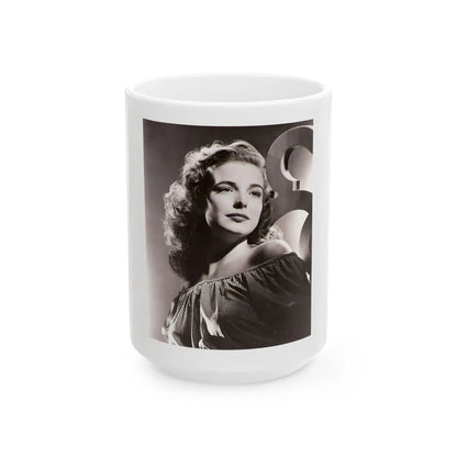 Cathy Downs #02 (Vintage Female Icon) White Coffee Mug-15oz-Go Mug Yourself