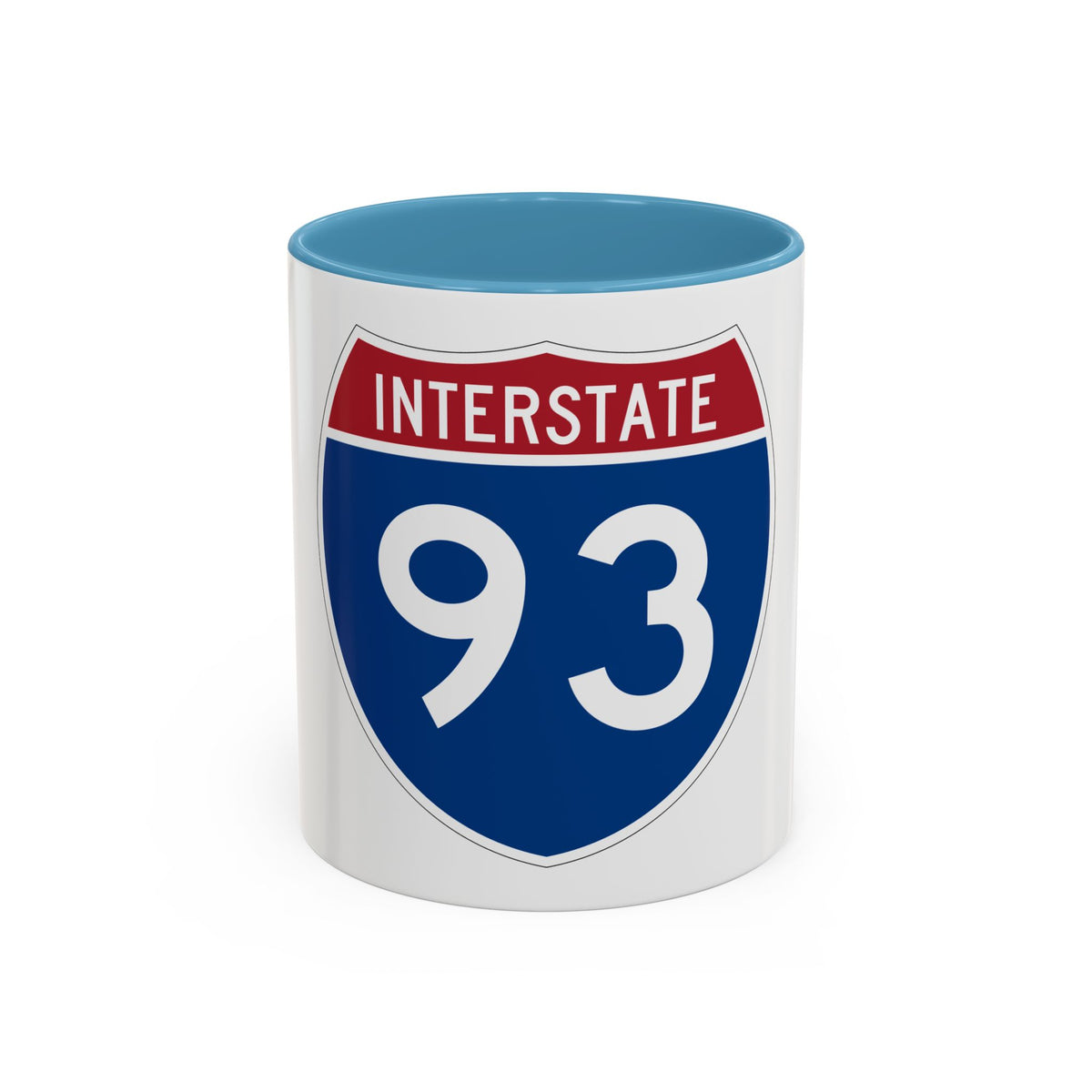 Interstate 93 (U.S. Highways) Accent Coffee Mug