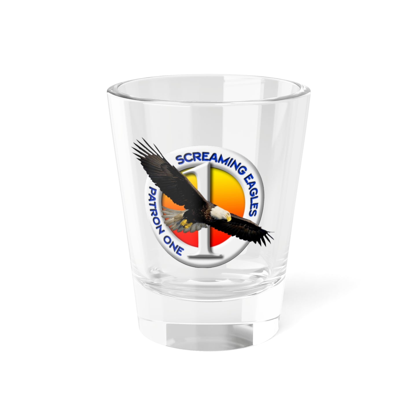 VP 1 Screaming Eagles (U.S. Navy) Shot Glass 1.5oz