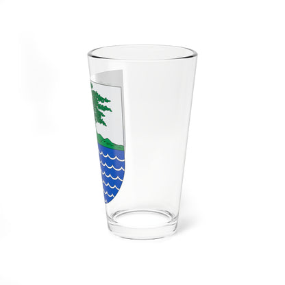 Escudo de la Guinea Portuguesa y Española (Portugal) (Coat of Arms) Pint Glass 16oz