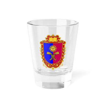 Coat of Arms of Khmelnytskyi Oblast (Ukraine) (Coat of Arms) Shot Glass 1.5oz