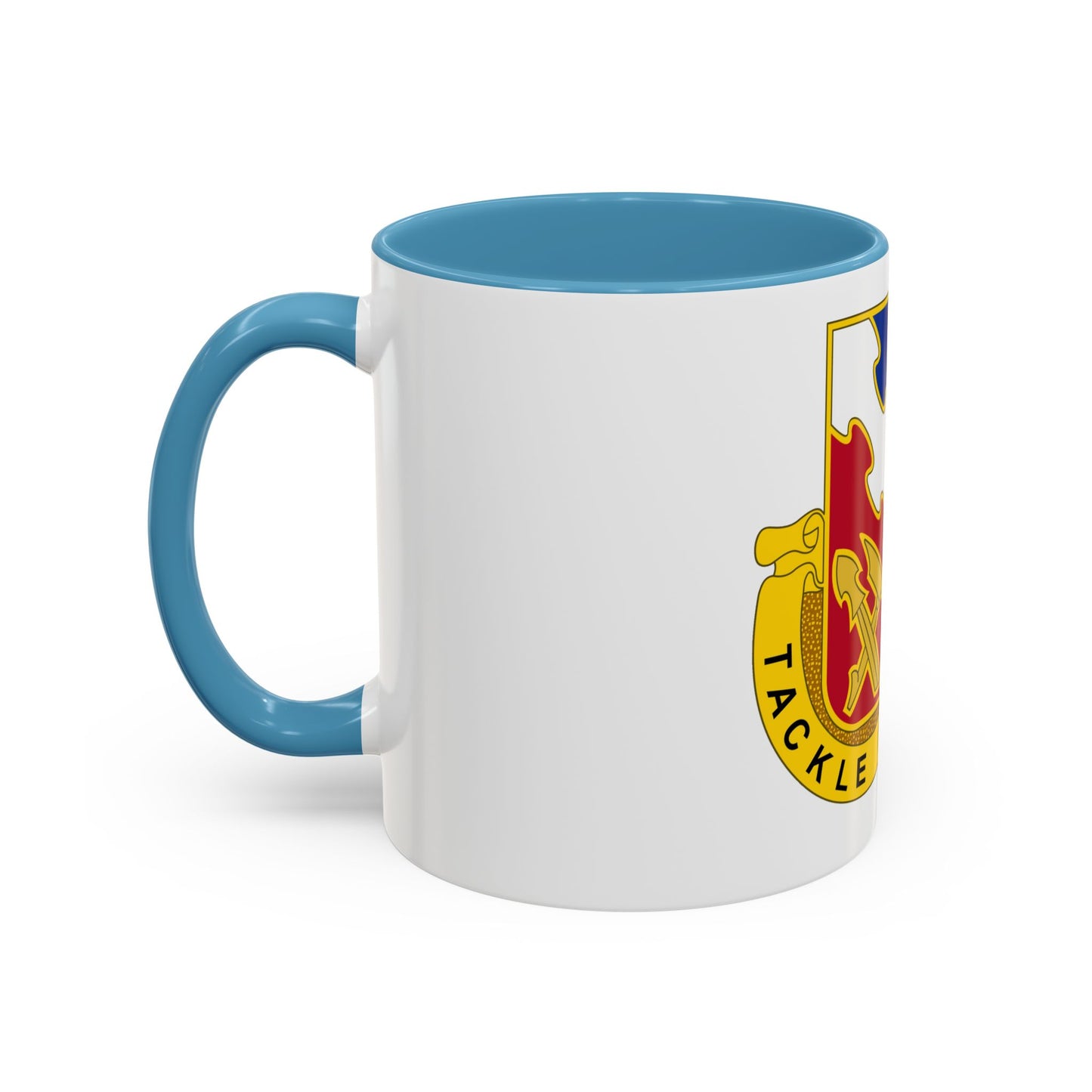 863 Engineer Battalion (U.S. Army) Accent Coffee Mug