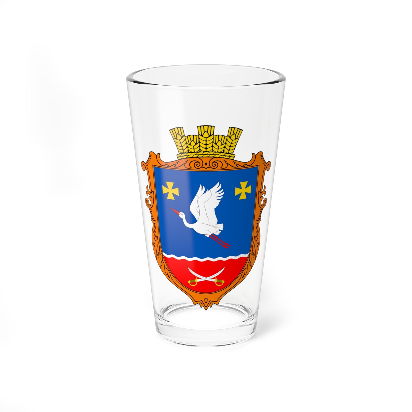UKR Markushi Berdychivskyi UHT (Ukraine) (Coat of Arms) Pint Glass 16oz
