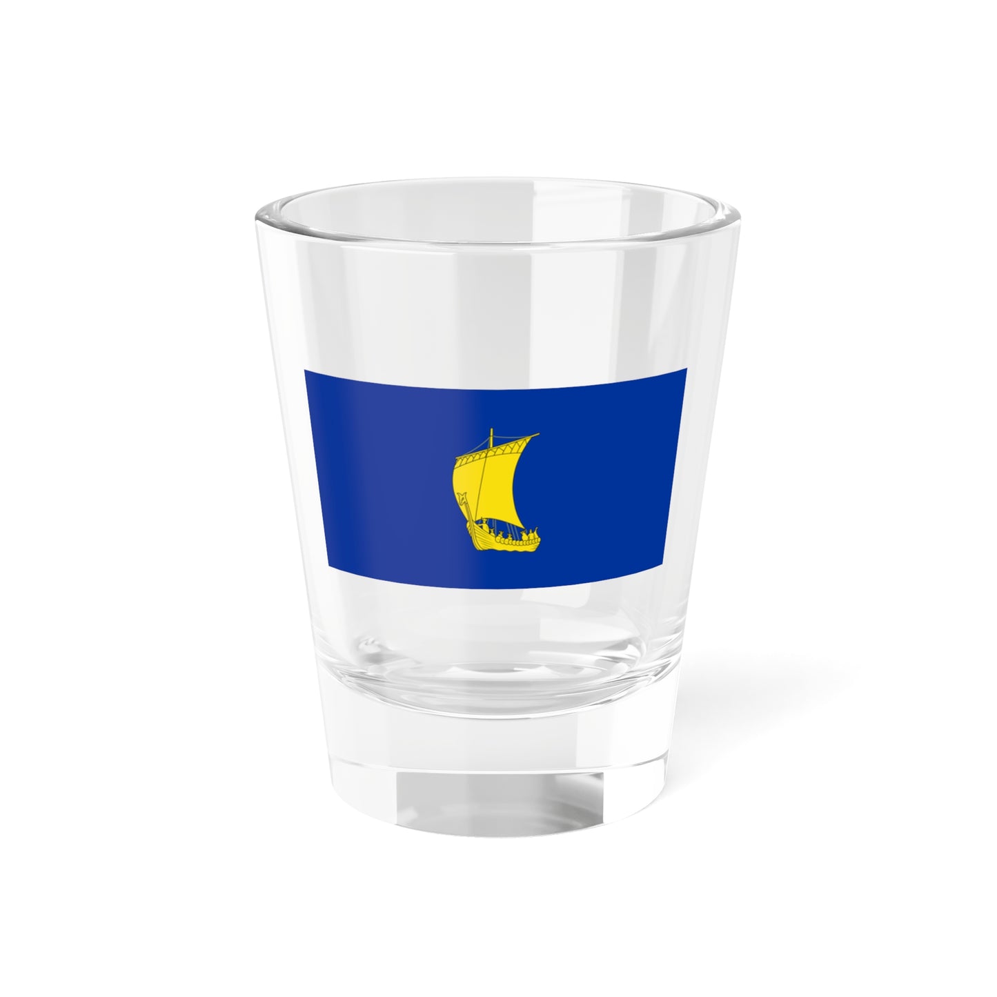 Tynwald flag (United Kingdom) Shot Glass 1.5oz