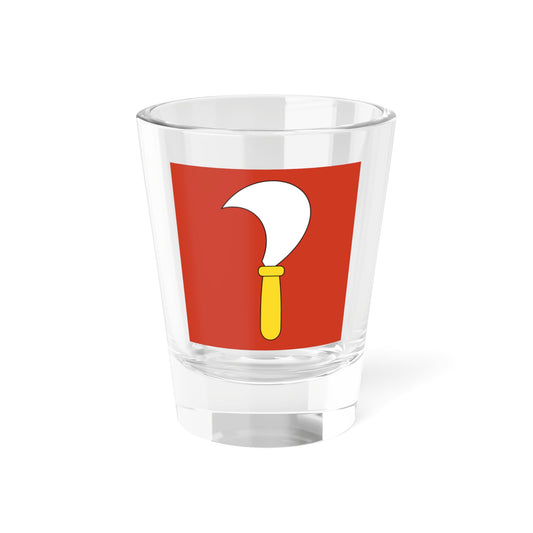 CHE Riesbach ZH Flag (Switzerland) Shot Glass 1.5oz