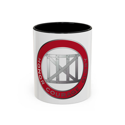 18 Engineer Battalion (U.S. Army) Accent Coffee Mug