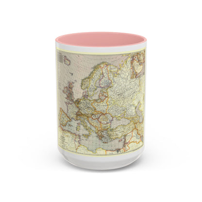 Europe and the Near East (1943) (Map) Accent Coffee Mug