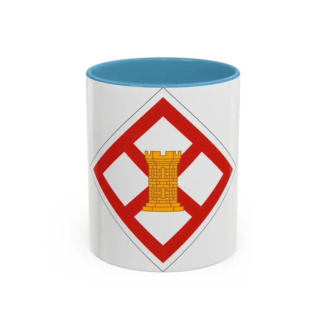 926th Engineer Brigade (U.S. Army) Accent Coffee Mug 11oz Light Blue - Go Mug Yourself