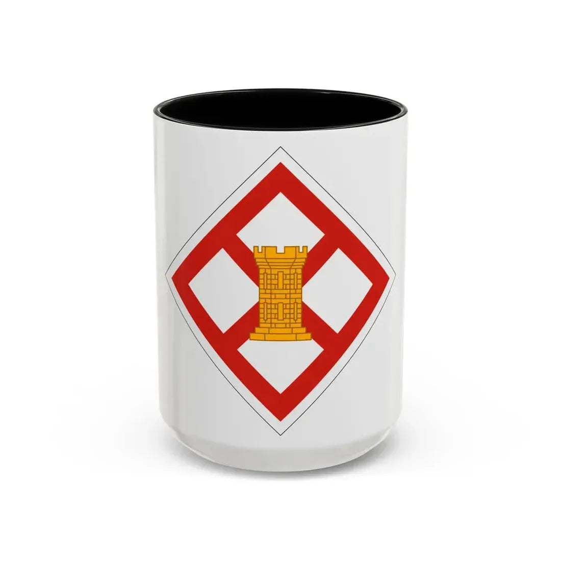926th Engineer Brigade (U.S. Army) Accent Coffee Mug 15oz Black - Go Mug Yourself