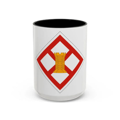 926th Engineer Brigade (U.S. Army) Accent Coffee Mug 15oz Black - Go Mug Yourself