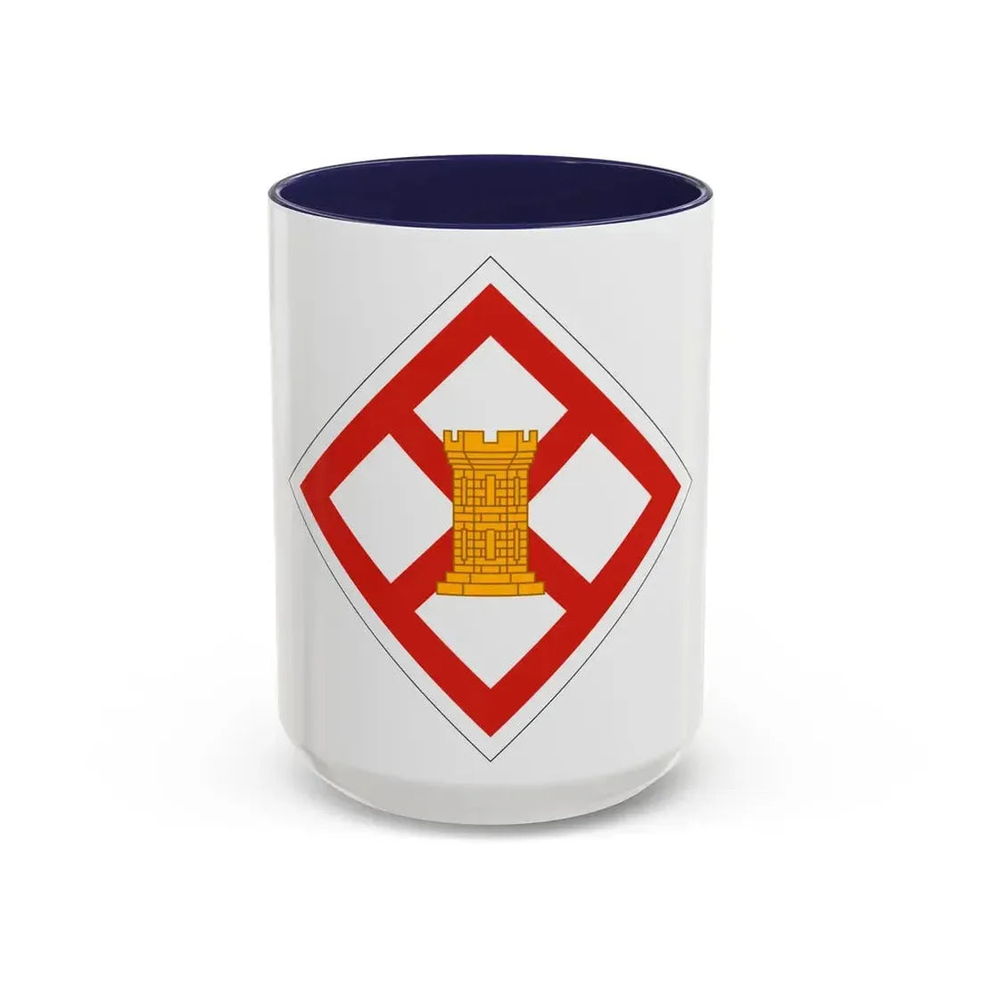 926th Engineer Brigade (U.S. Army) Accent Coffee Mug 15oz Navy - Go Mug Yourself