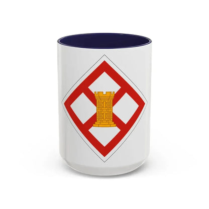926th Engineer Brigade (U.S. Army) Accent Coffee Mug 15oz Navy - Go Mug Yourself