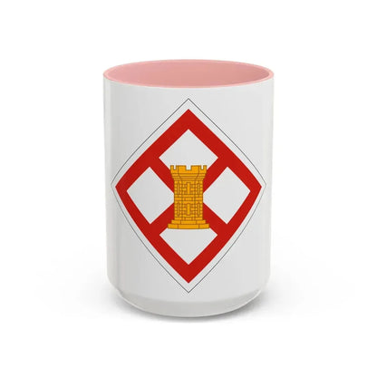 926th Engineer Brigade (U.S. Army) Accent Coffee Mug 15oz Pink - Go Mug Yourself