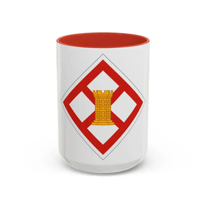 926th Engineer Brigade (U.S. Army) Accent Coffee Mug 15oz Red - Go Mug Yourself