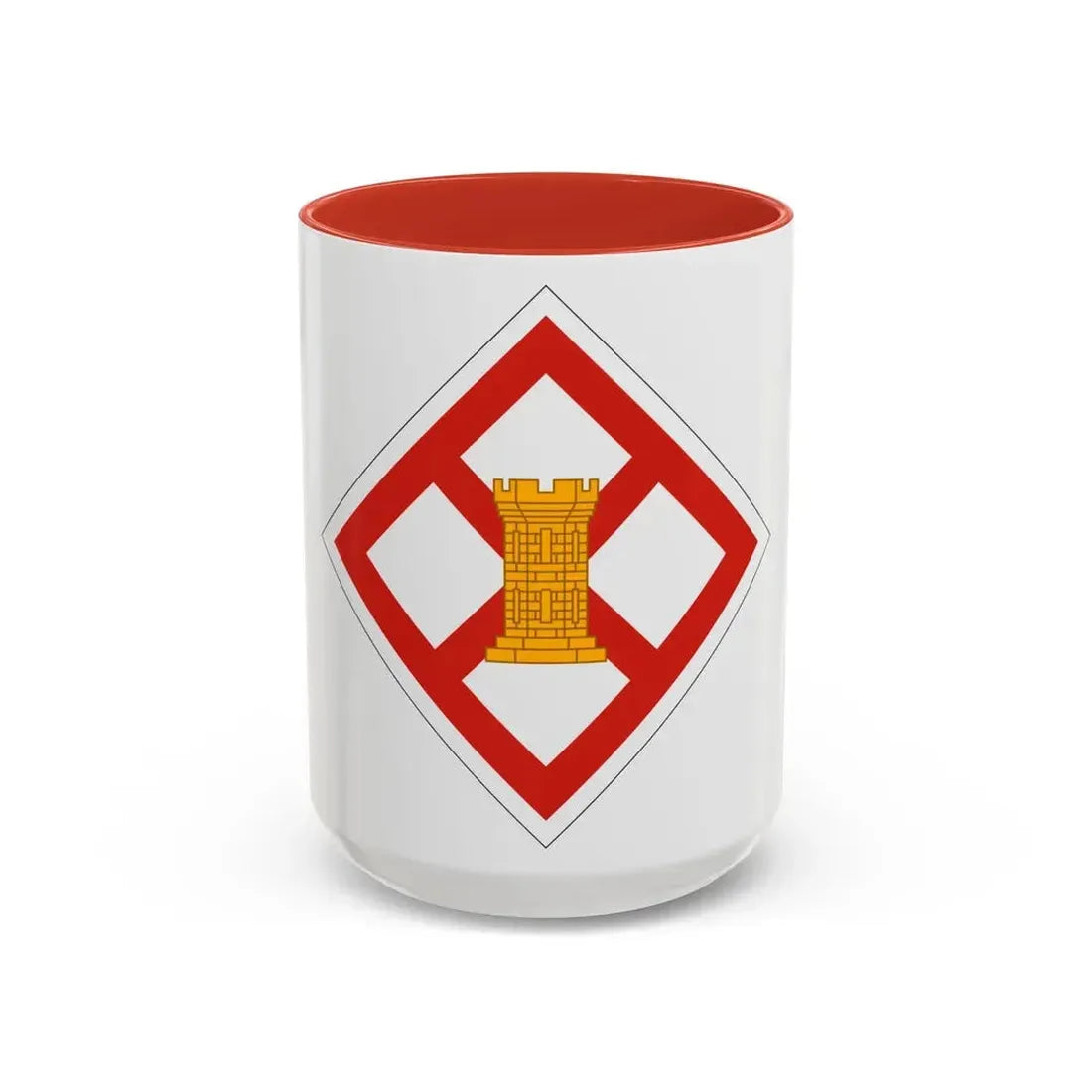926th Engineer Brigade (U.S. Army) Accent Coffee Mug 15oz Red - Go Mug Yourself