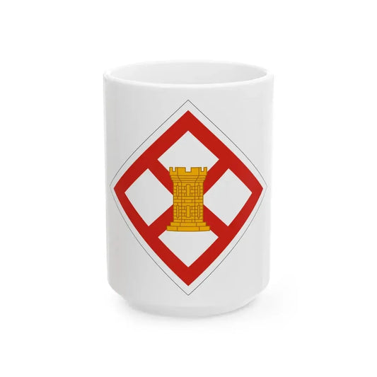 926th Engineer Brigade (U.S. Army) White Coffee Mug 15oz - Go Mug Yourself
