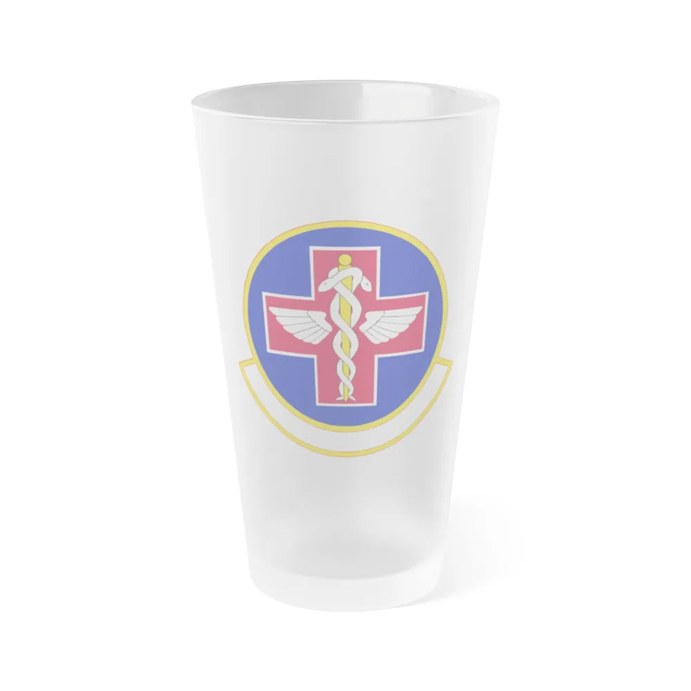 927 Aerospace Medicine Squadron AFRC (U.S. Air Force) Frosted Pint Glass 16oz-16oz-Frosted-Go Mug Yourself