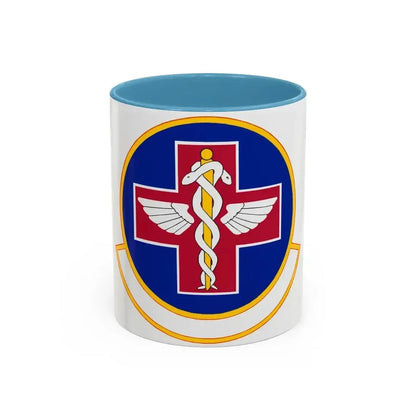 927 Aerospace Medicine Squadron AFRC (U.S. Air Force) Accent Coffee Mug 11oz Light Blue - Go Mug Yourself