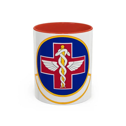 927 Aerospace Medicine Squadron AFRC (U.S. Air Force) Accent Coffee Mug 11oz Red - Go Mug Yourself