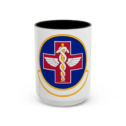 927 Aerospace Medicine Squadron AFRC (U.S. Air Force) Accent Coffee Mug 15oz Black - Go Mug Yourself