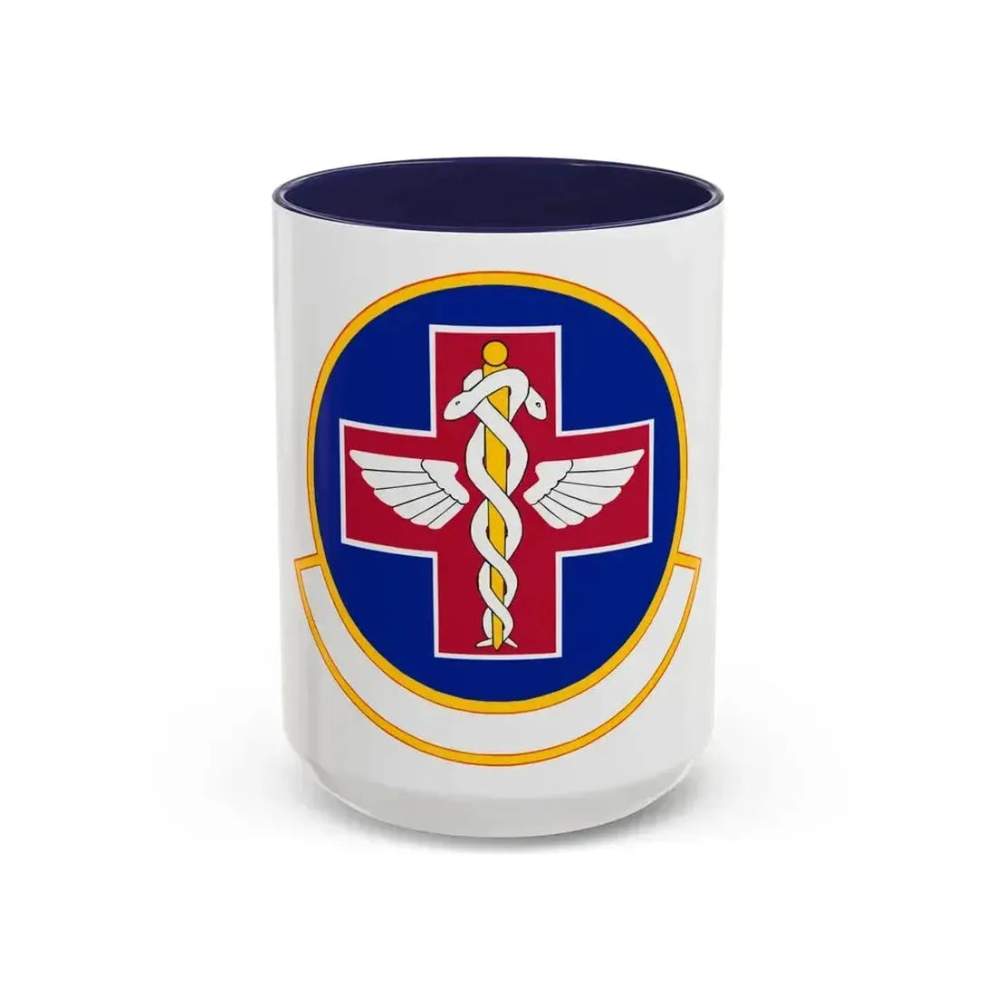 927 Aerospace Medicine Squadron AFRC (U.S. Air Force) Accent Coffee Mug 15oz Navy - Go Mug Yourself