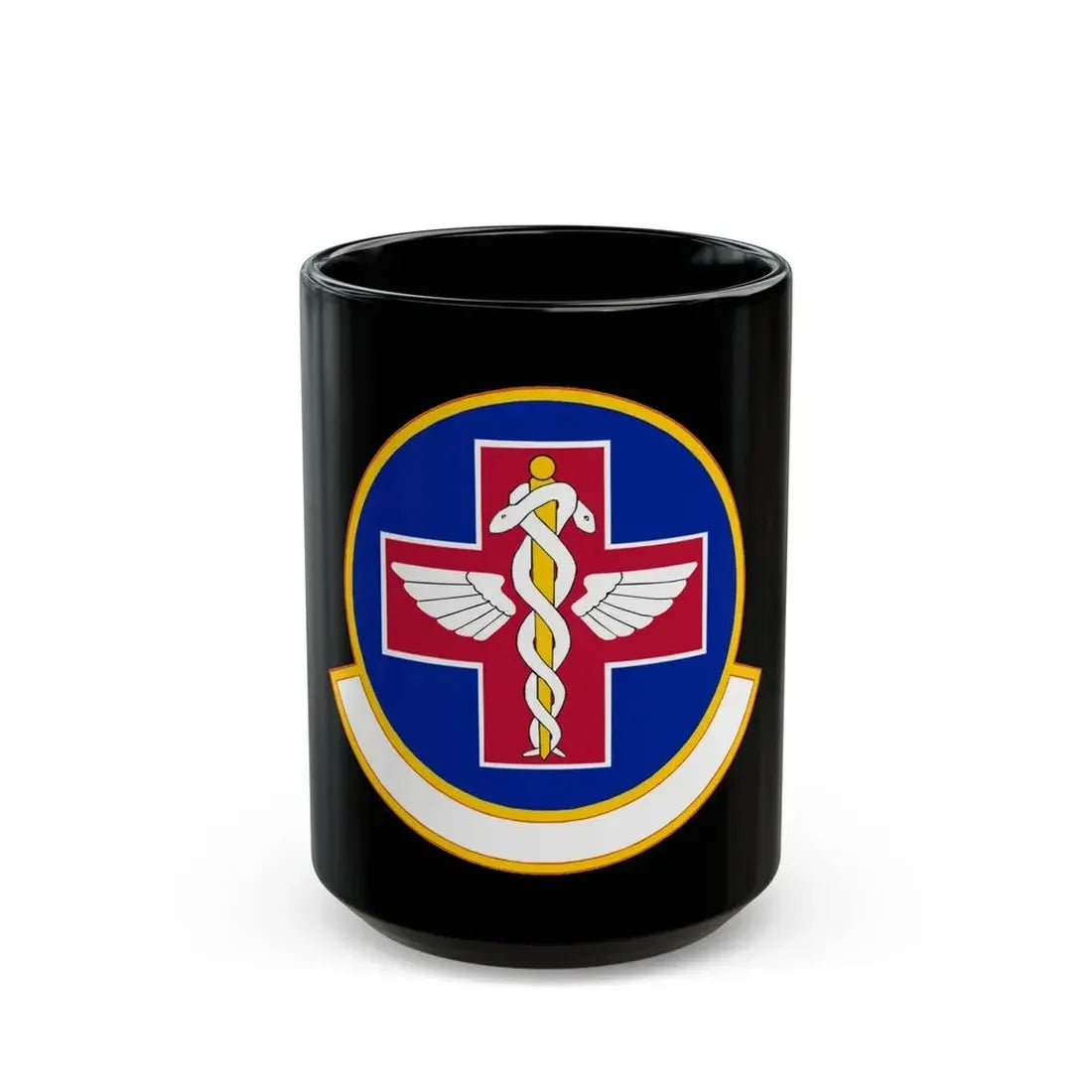 927 Aerospace Medicine Squadron AFRC (U.S. Air Force) Black Coffee Mug 15oz - Go Mug Yourself