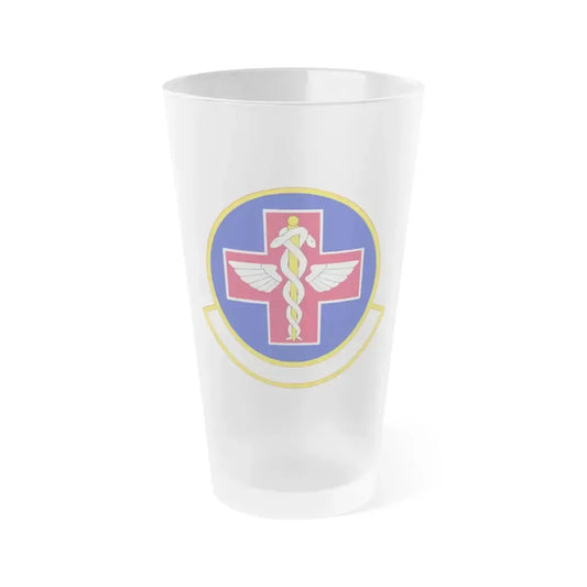927 Aerospace Medicine Squadron AFRC (U.S. Air Force) Frosted Pint Glass 16oz 16oz Frosted - Go Mug Yourself