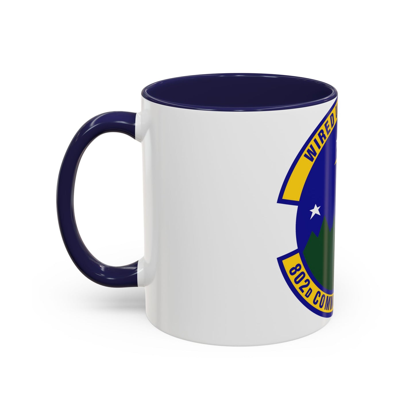 802d Communications Squadron (U.S. Air Force) Accent Coffee Mug