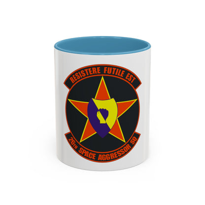 26th Space Aggressor Squadron (U.S. Air Force) Accent Coffee Mug