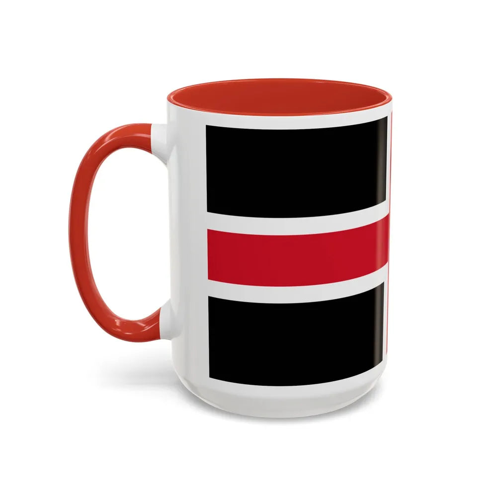 Flag of Durham UK - Accent Coffee Mug-Go Mug Yourself