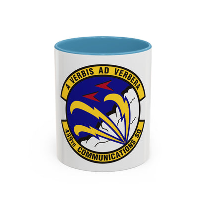 439th Communications Squadron (U.S. Air Force) Accent Coffee Mug