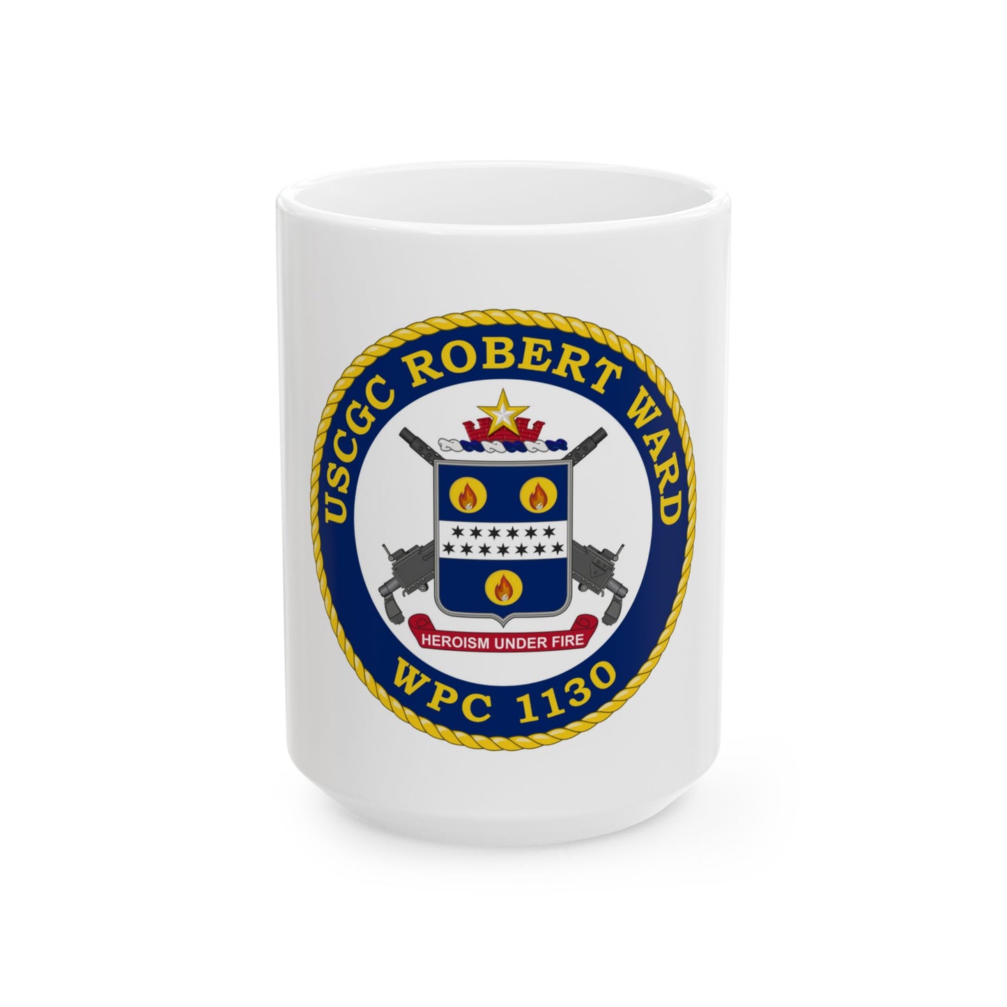 USCGC Robert Ward WPC 1130 (U.S. Coast Guard) White Coffee Mug