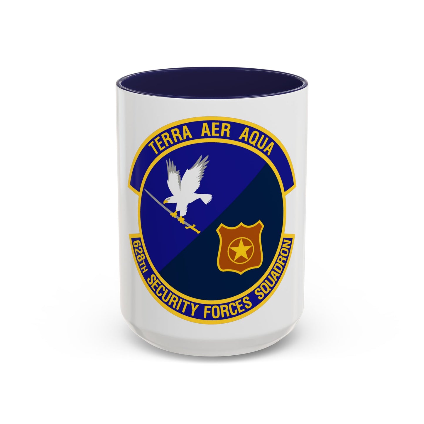 628th Security Forces Squadron (U.S. Air Force) Accent Coffee Mug