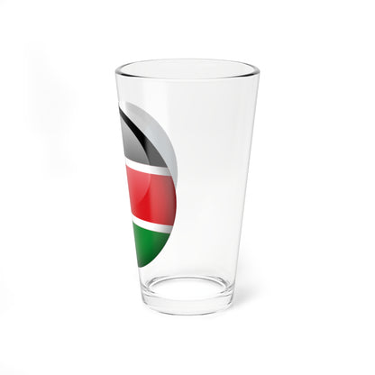 Flag orb South Sudan (South Sudan) Pint Glass 16oz