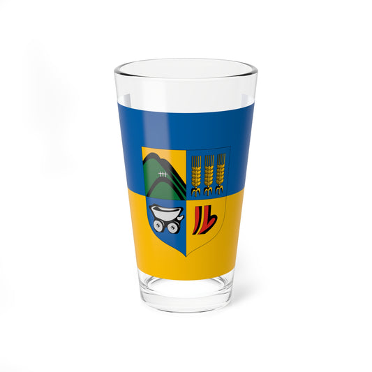 Flag of Budakalasz (Hungary) Pint Glass 16oz