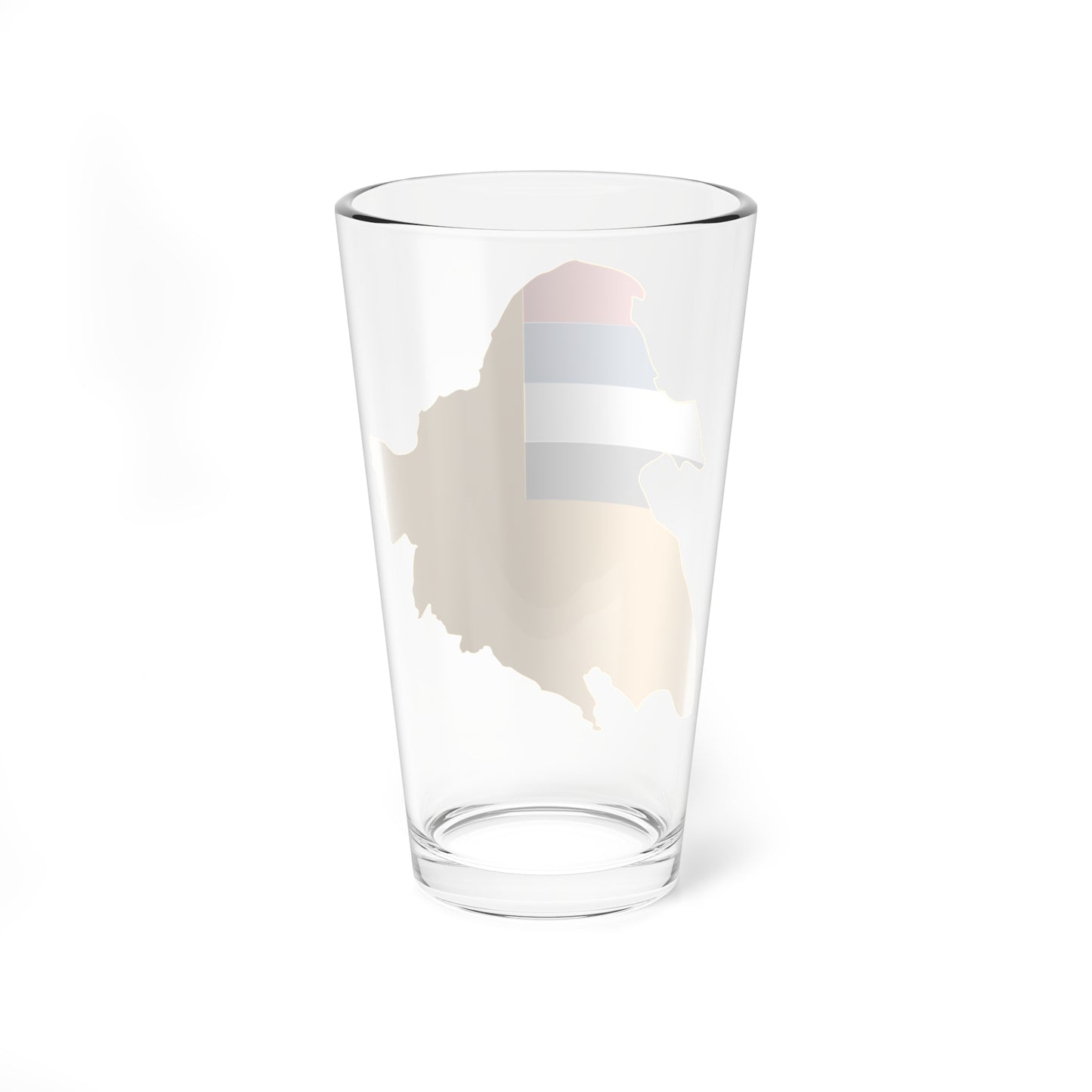 Flag map of Manchukuo 1932-1945 (China) Pint Glass 16oz