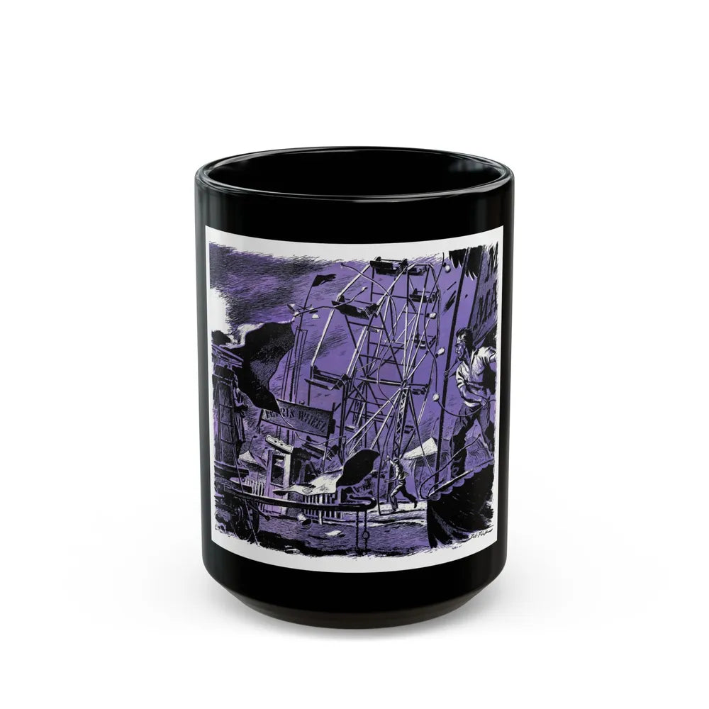 Blowdown, Bluebook Magazine, June 1953 - Black Coffee Mug-15oz-Go Mug Yourself