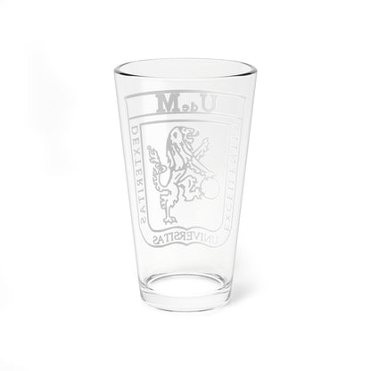 Seal of University of Managua (Nicaragua) (Coat of Arms) Pint Glass 16oz