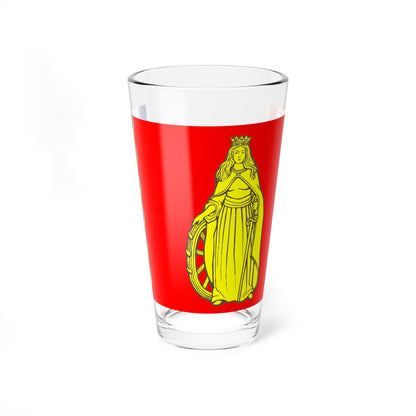 Flag Murino Leningrad oblast (Russia) Pint Glass 16oz