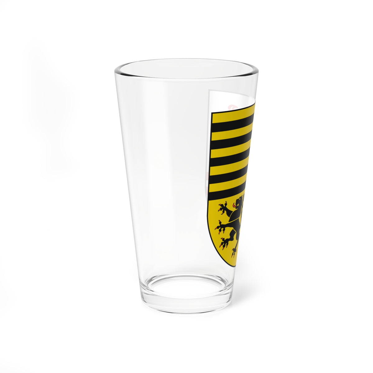 Wappen des Landkreises Elbe-Elster (Germany) (Coat of Arms) Pint Glass 16oz
