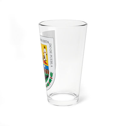 Escudo Acatlán (Mexico) (Coat of Arms) Pint Glass 16oz