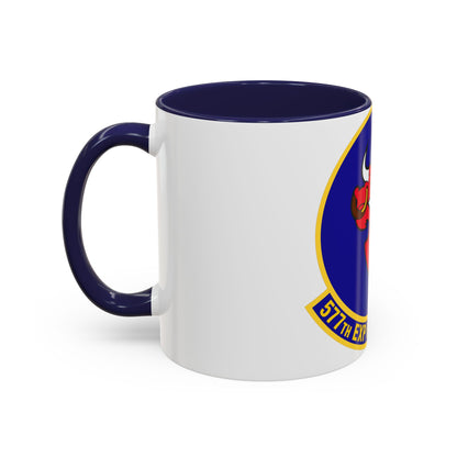 577th Expeditionary Prime Base Emergency Engineer Force Squadron (U.S. Air Force) Accent Coffee Mug