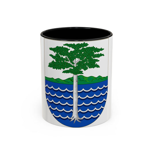 Coat of Arms of the Portuguese and Spanish Guinea - Accent Coffee Mug