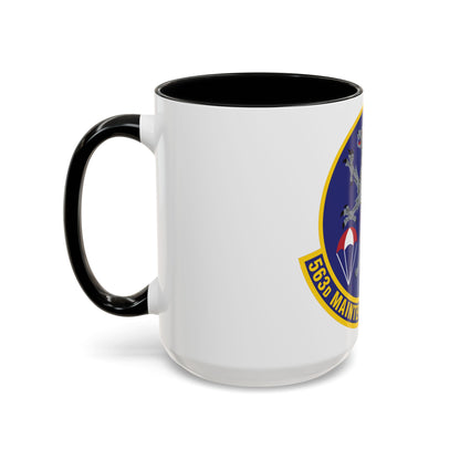 563d Maintenance Squadron (U.S. Air Force) Accent Coffee Mug