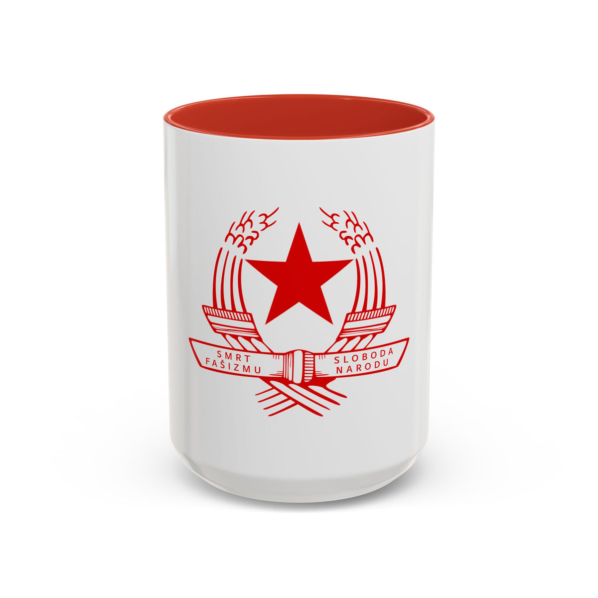 Emblem of the State Anti-fascist Council for the National Liberation of Croatia - Accent Coffee Mug