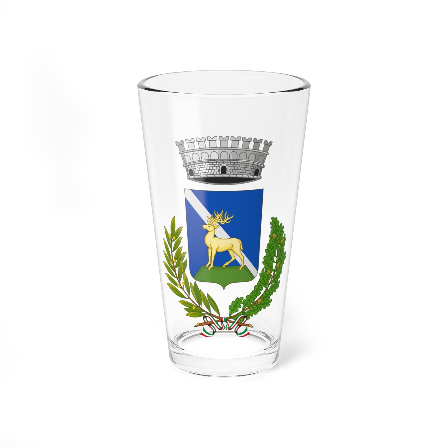 Buglio in Monte-Stemma (Italy) (Coat of Arms) Pint Glass 16oz