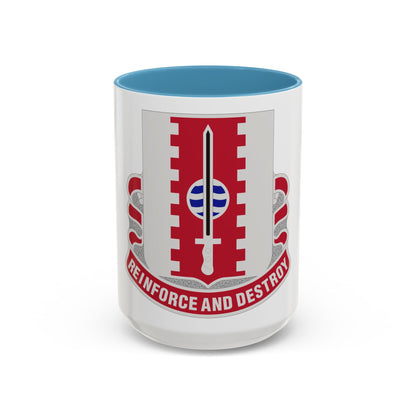 386 Engineer Battalion (U.S. Army) Accent Coffee Mug