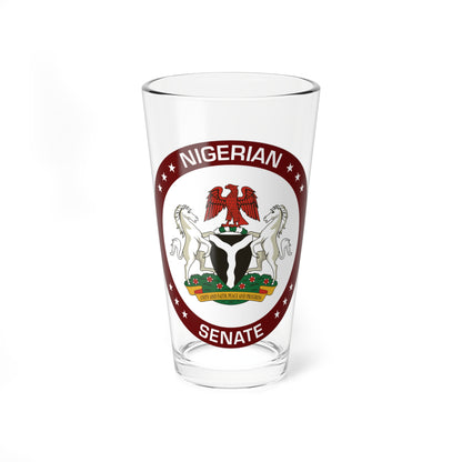 Seal of the Senate of Nigeria (Niger) (Coat of Arms) Pint Glass 16oz
