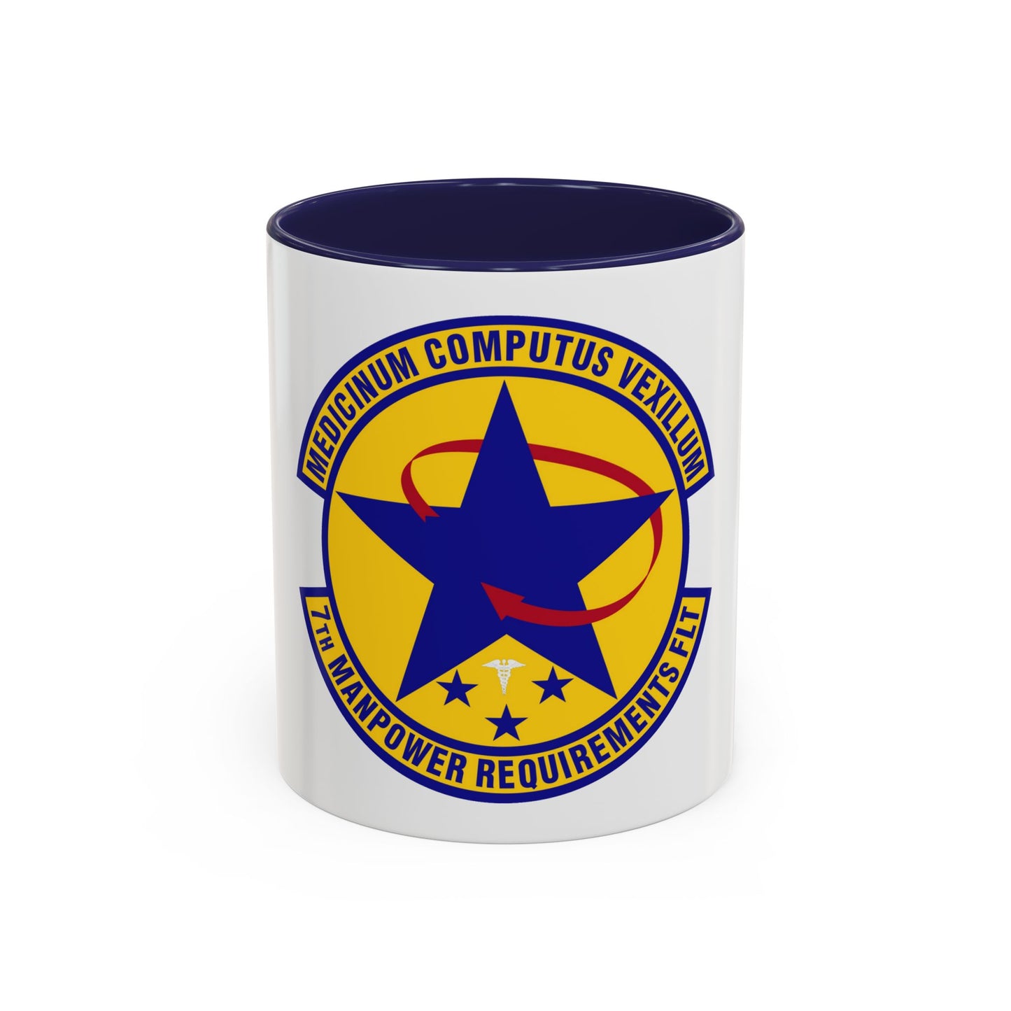 7 Manpower Requirements Flight AFMA (U.S. Air Force) Accent Coffee Mug
